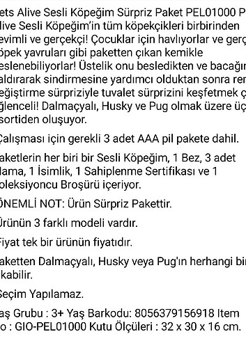 Fisher Price Sesli peluş köpek