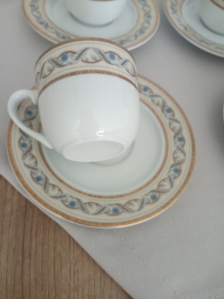 porselen Beyaz Kahve Fincanı Seti - Görsel 2