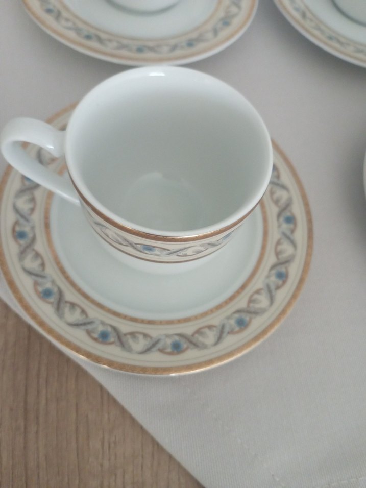 porselen Beyaz Kahve Fincanı Seti - Görsel 3