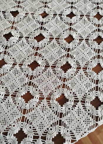 El İşi Dantel Masa Örtüsü - Görsel 5