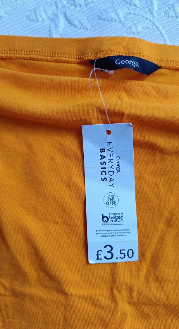 Sarı Midi  penye etek - Görsel 3