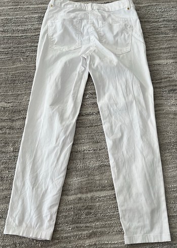 Beyaz Kadın Pantolon - Görsel 4