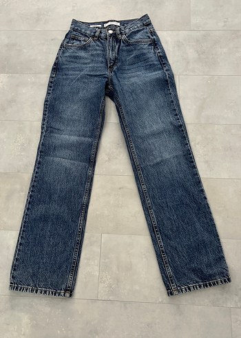 Kadın Mavi Regular Fit Denim Jean