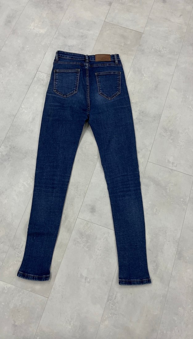 Lacivert Kadın Dar Kesim Kot Pantolon - Görsel 3