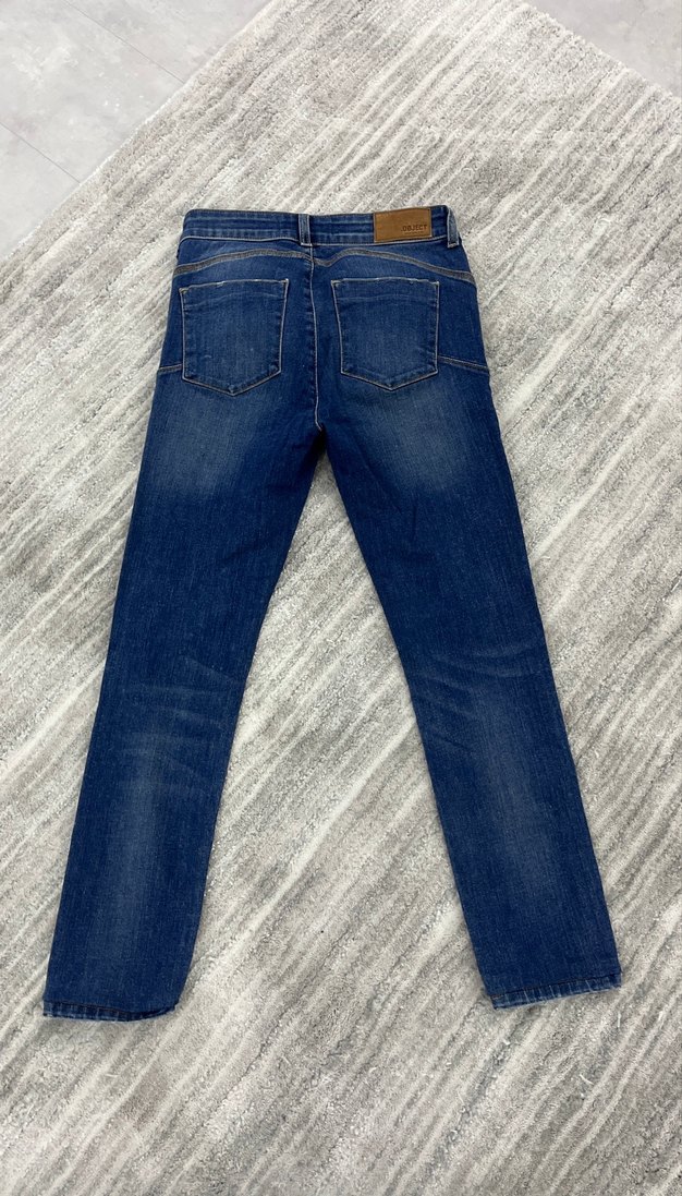 Lacivert Regular Fit Kadın Kot Pantolon - Görsel 5