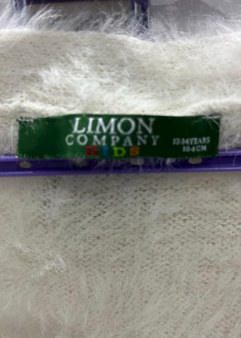 Limon Company Beyaz V Yaka Uzun Kollu Triko Hırka