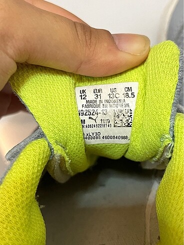 31 Beden çeşitli Renk Puma Unısex Çocuk Spor Ayakkabı