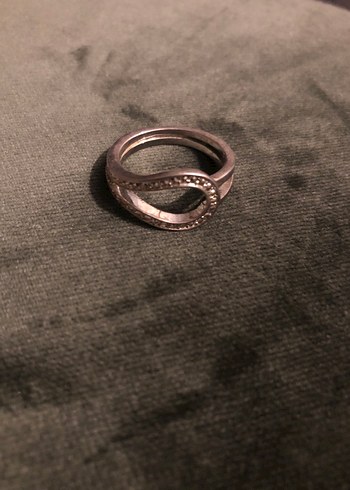 Gri Tokalı Bohem Kadın Yüzük - Görsel 2