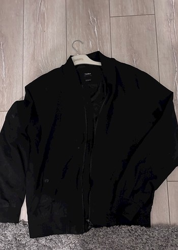 Siyah Kadın pull&bear  Ceket Notched Yaka - Görsel 3