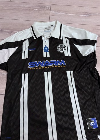 Hummel Siyah-Beyaz Desenli Kısa Kollu Forma - Görsel 2