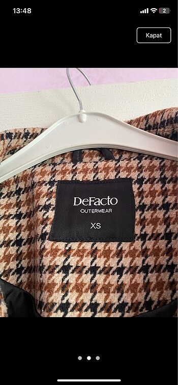Defacto Defacto ekose kaban