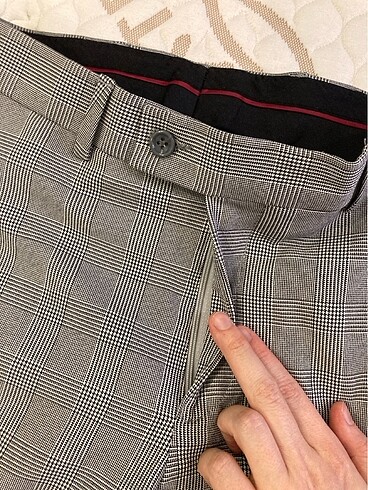 30 Beden gri Renk Sateen Marka Erkek Kumaş Pantolon