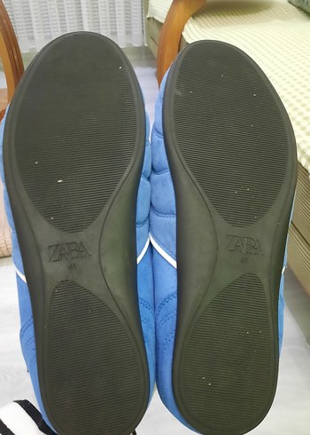 Kadın erkek  Mavi Süet Spor Ayakkabı - Görsel 2