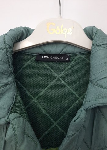 Düğmeli Pastel Yeşil Kısa Kadın Ceket - Görsel 4