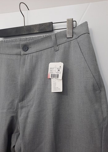 Gri Regular Fit Erkek Pantolon - Görsel 3