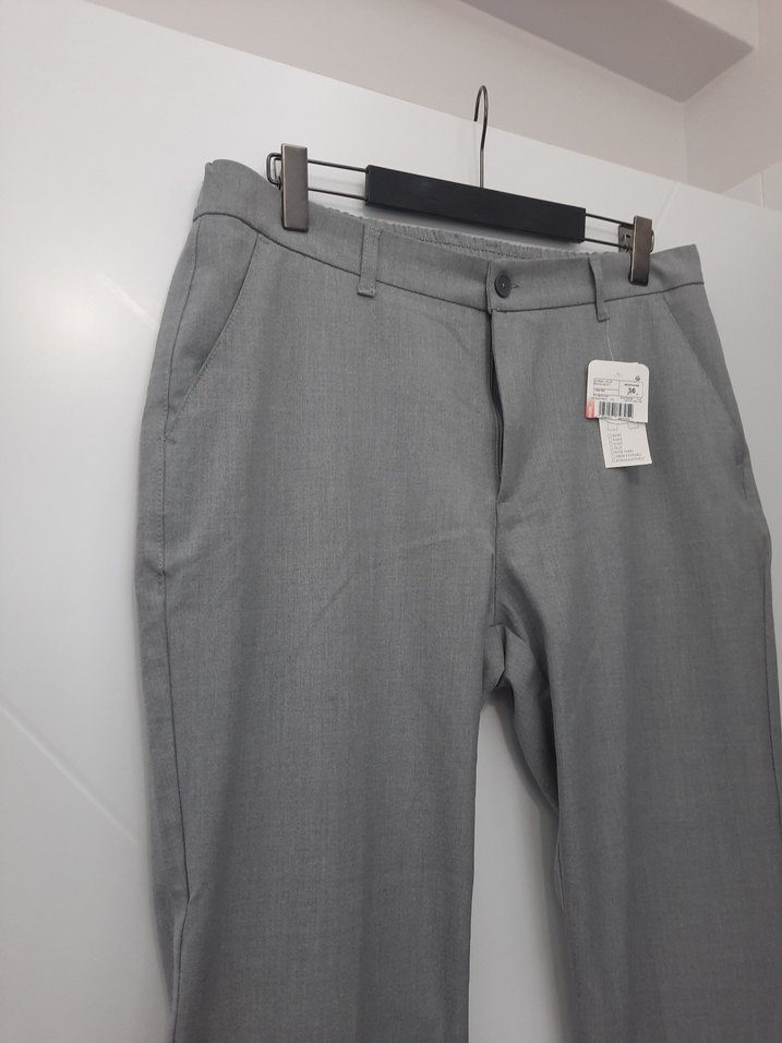 Gri Regular Fit Erkek Pantolon - Görsel 2
