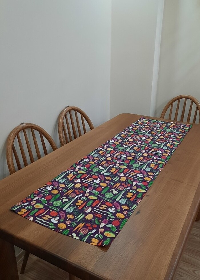Runner mutfak  masasına - Görsel 4