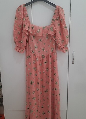 Elbise yazlık kare yaka 40 beden hiç kullanılmadı  - Görsel 5