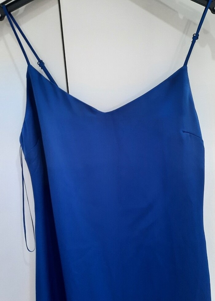 Askili elbise lacivert s beden - Görsel 4