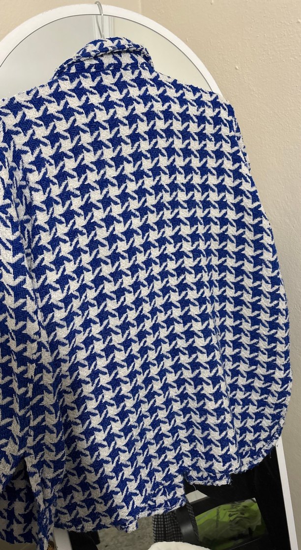 Mavi Düğmeli Kadın Gömlek - Görsel 5