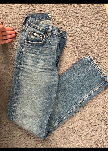 xs Beden mavi Renk Zara jean