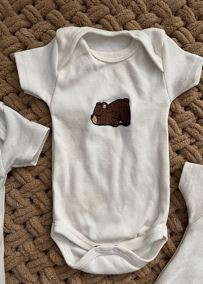 #zıbın #beyazzıbın #içgiyim #bebek #desenlizıbın - Görsel 4