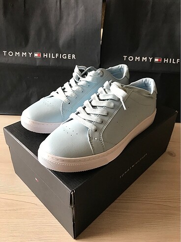 39 Beden turkuaz Renk TOMMY HİLFİGER AYAKKABI