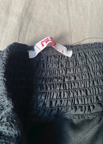 Dantel Detaylı Straplez Elbise - Görsel 6
