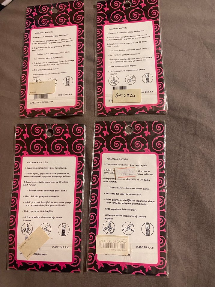 Renkli Taşlı Harfli Telefon kılıfı sticker - Görsel 2