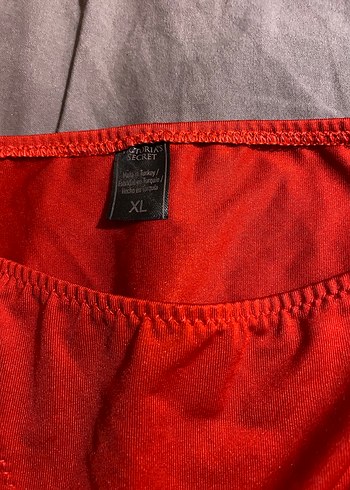 VICTORIAS Secret Kırmızı Midi Streetwear Spor İç Çamaşırı - Görsel 6