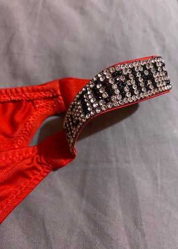 VICTORIAS Secret Kırmızı Midi Streetwear Spor İç Çamaşırı - Görsel 8