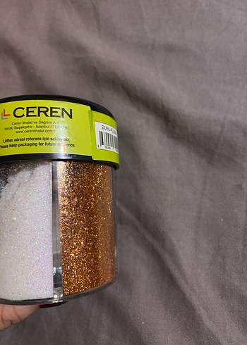 Altın Parlak Sim Tozu - Görsel 3