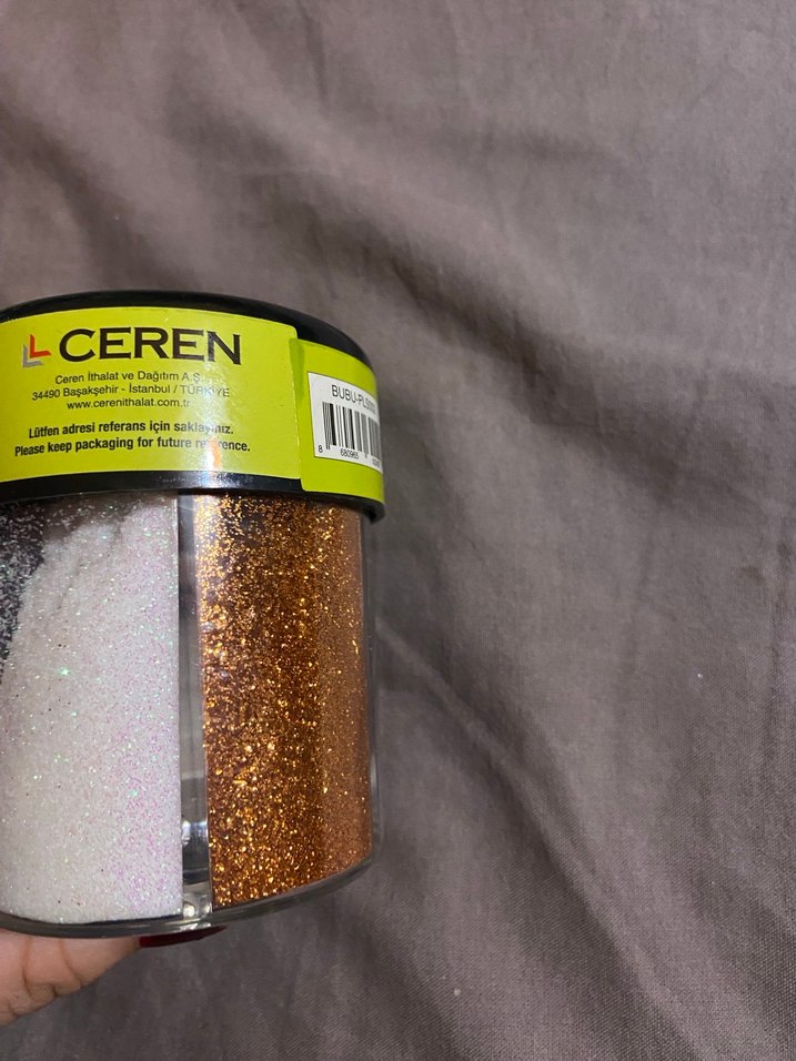 Altın Parlak Sim Tozu - Görsel 3