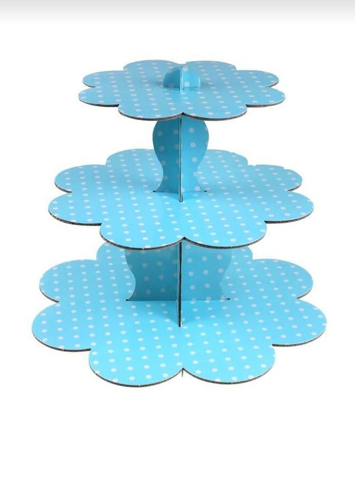 3 katlı cup kek standı - Görsel 2