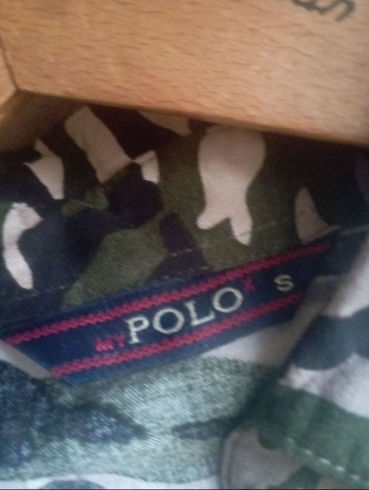 polo Kamuflaj Desenli Uzun Kollu Kadın Elbise - Görsel 2