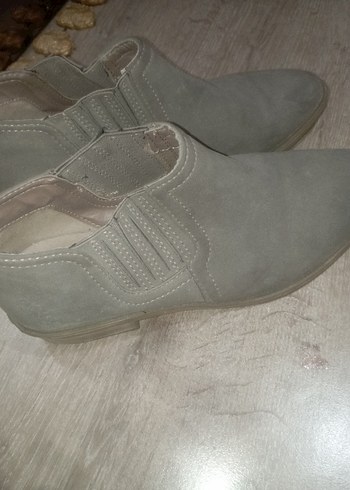 LC Waikiki Bej Süet Kadın  Bot - Görsel 2