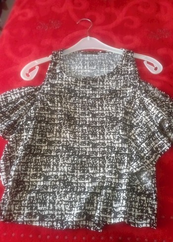 Desenli Örme Kadın Bluz - Görsel 2