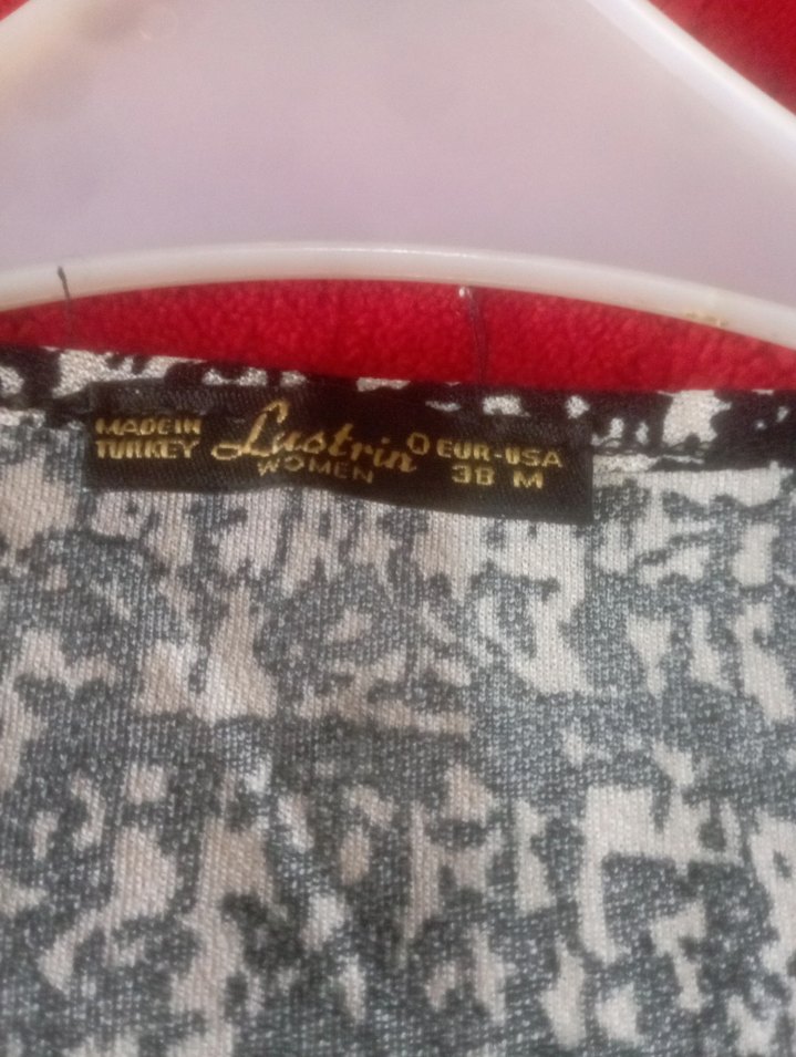 Desenli Örme Kadın Bluz - Görsel 3