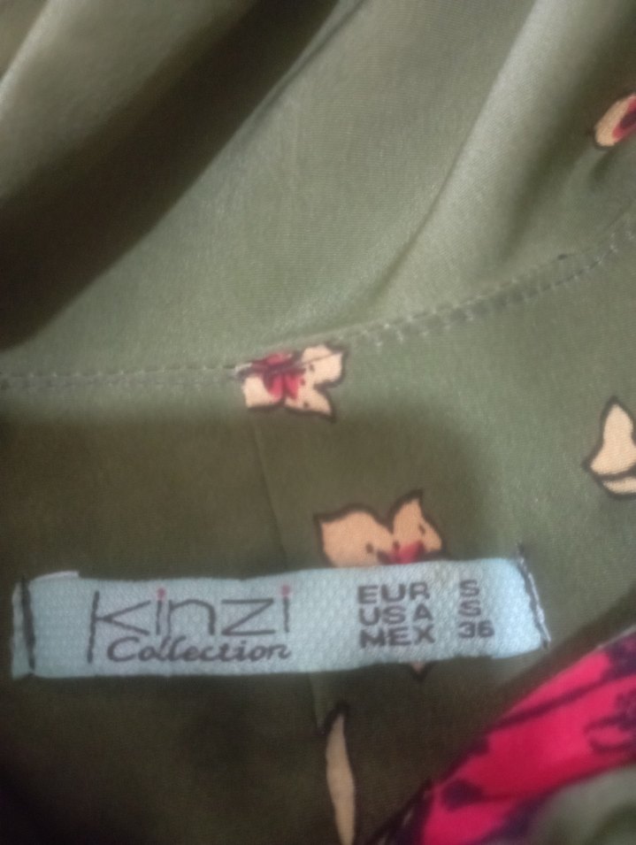 Çiçek Desenli Straplez Uzun Elbise - Görsel 4