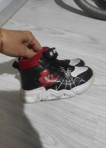 Erkek Çocuk Örümcek Adam Baskılı Spor Ayakkabı