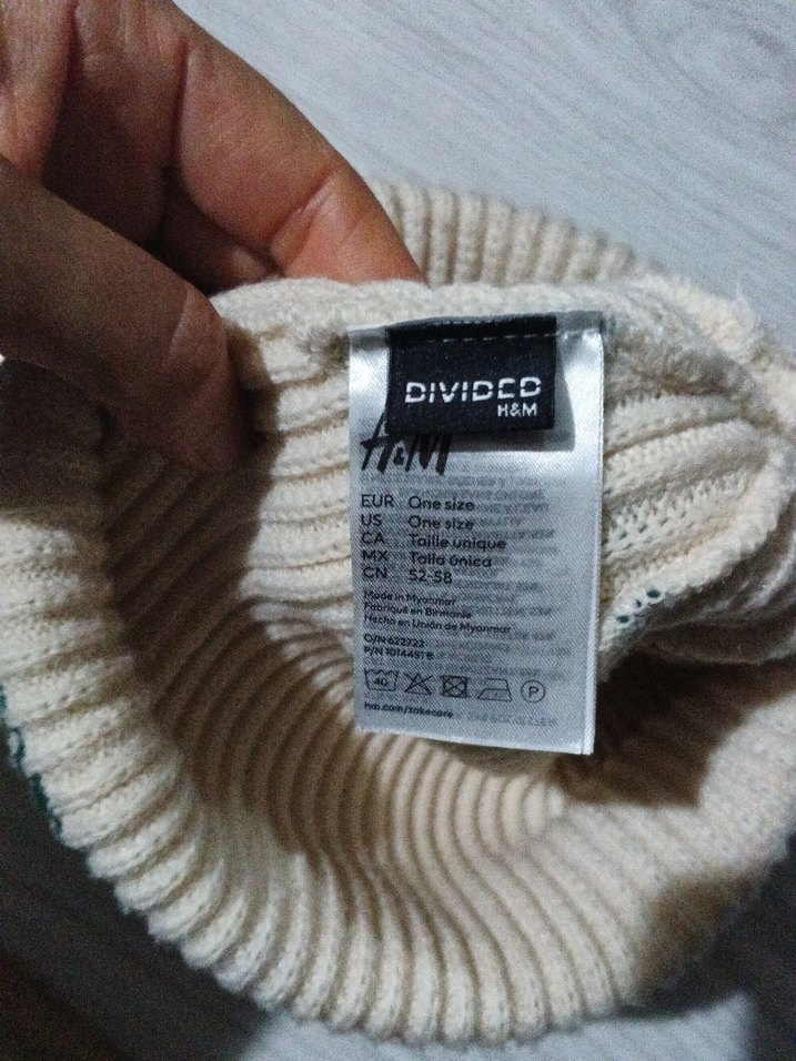 Çizgili Kadın Örgü Bere - Görsel 3