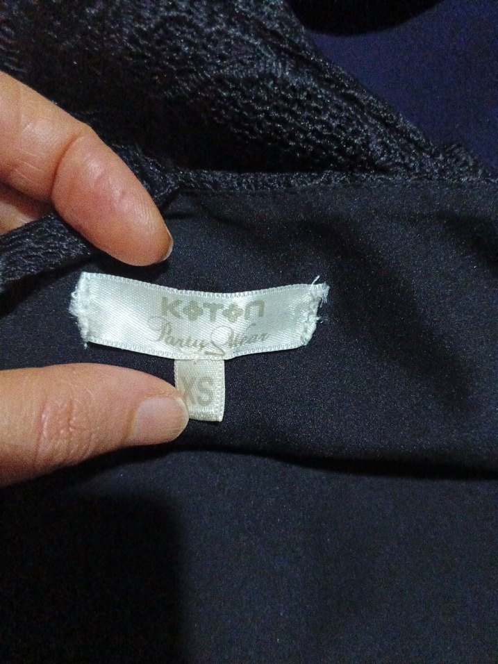 Siyah Dantelli Midi Gotik Elbise - Görsel 2