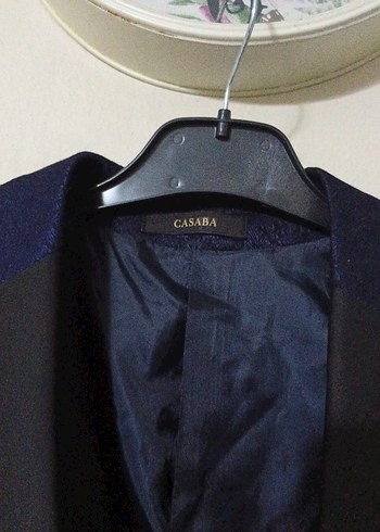 Lacivert Erkek Ofis Takım Elbise Ceketi - Görsel 4