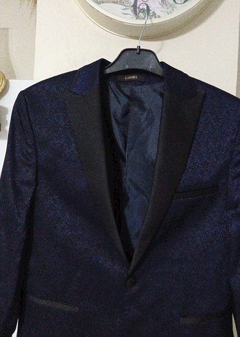Lacivert Erkek Ofis Takım Elbise Ceketi - Görsel 2