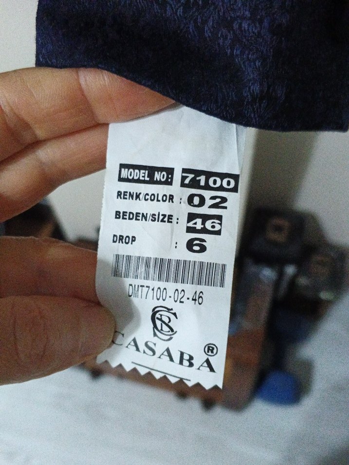 Lacivert Erkek Ofis Takım Elbise Ceketi - Görsel 5