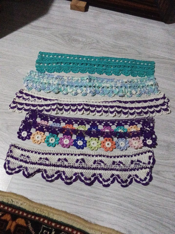 El Yapımı Bohem Dantel Şeritler - Görsel 2