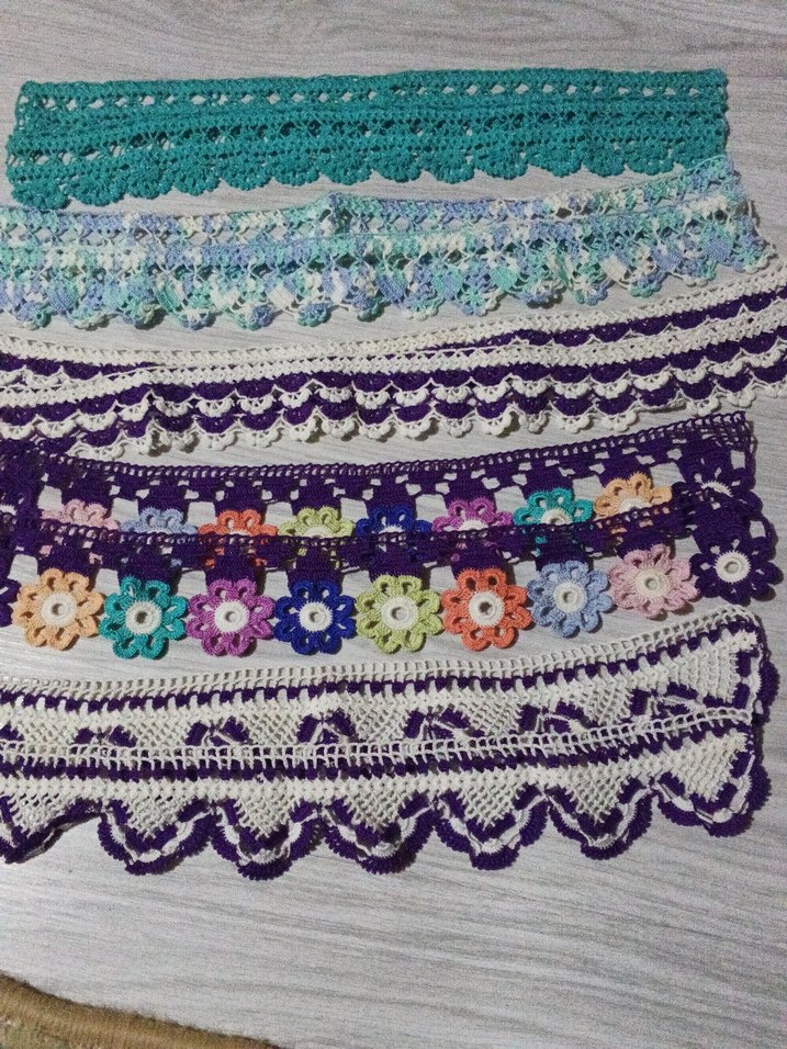 El Yapımı Bohem Dantel Şeritler - Görsel 3