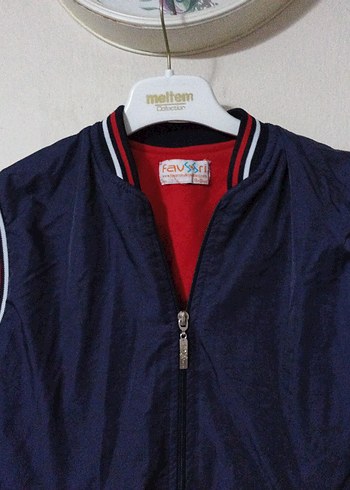 Erkek Çocuk Koyu Mavi Fermuarlı mont - Görsel 2