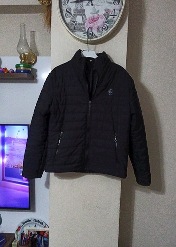 Siyah Fermuarlı erkek Mont - Görsel 2