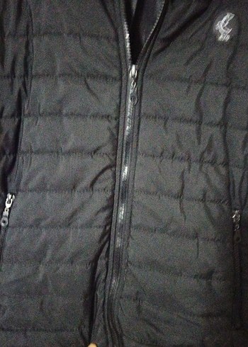 Siyah Fermuarlı erkek Mont - Görsel 3